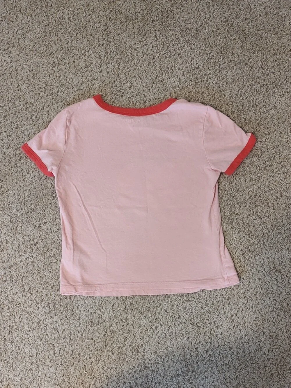 Old Navy Pink Kids Strawberry Shortcake 'Besties Are Sweet' Tee with Red Trim